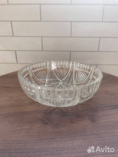 Салатник хрустальный СССР