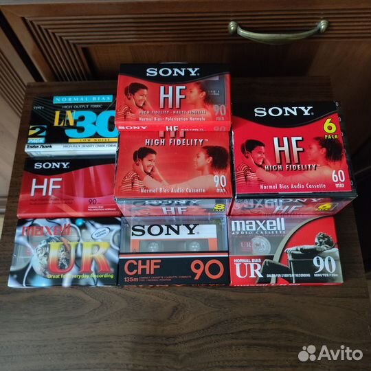 Maxell UR 90, Sony HF 60, 90