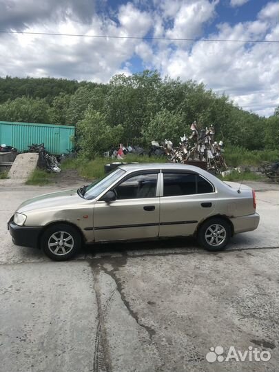 Hyundai Accent 1.5 МТ, 2006, 176 672 км