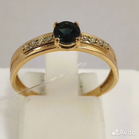 Золотое кольцо с бриллиантами