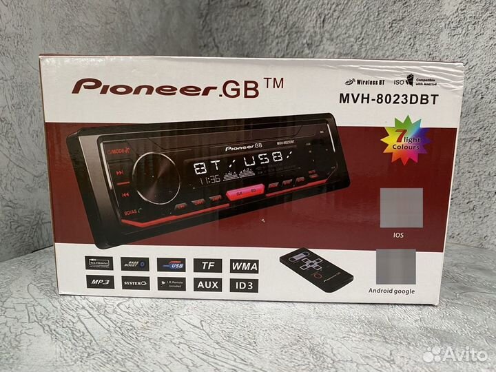 Магнитола 1 din pioneer 8023 арт151