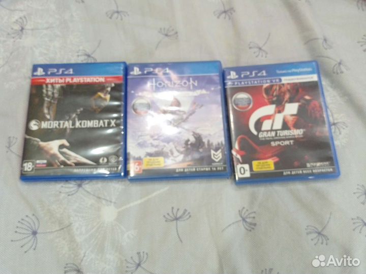 Игровые диски на ps4