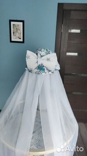 Бортики в кроватку, балдахин, кокон