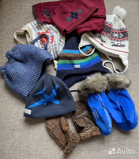 Шапки и варежки детские