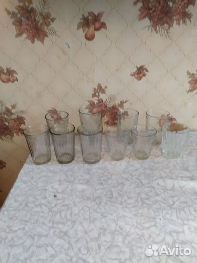 Рюмки стекло СССР Винтаж