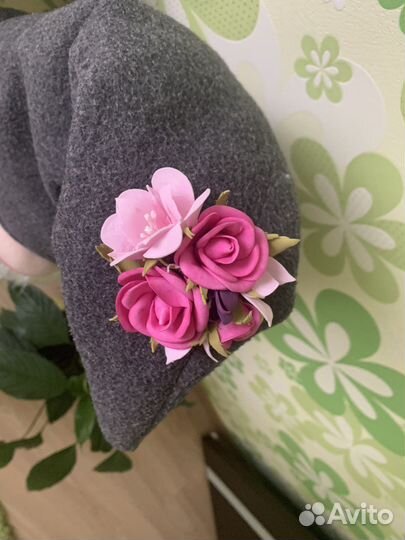Заколка брошки ободок ручная работа