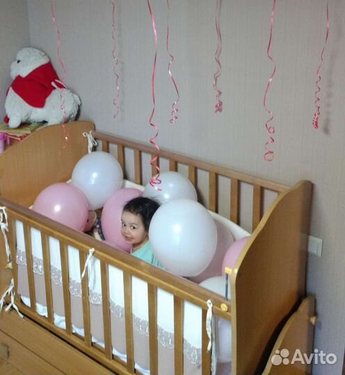 Детская кровать трансформер с маятником