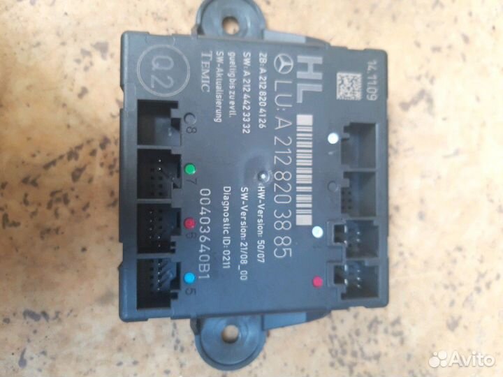 Mercedes w212 блок управления дверью задней левой