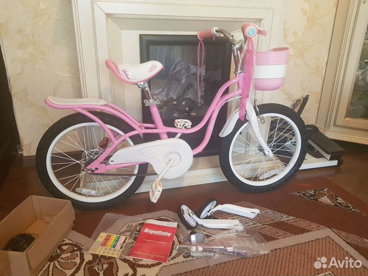Велосипед для девочки royal baby 18