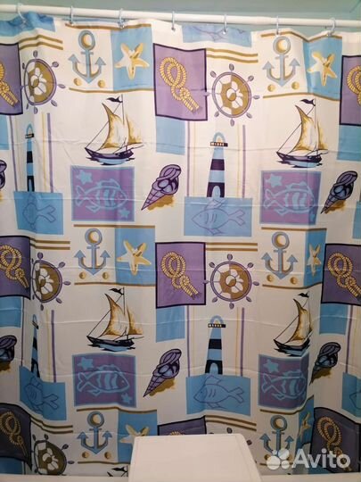 Штора в ванную