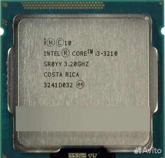 Процессор intel core i3 3210