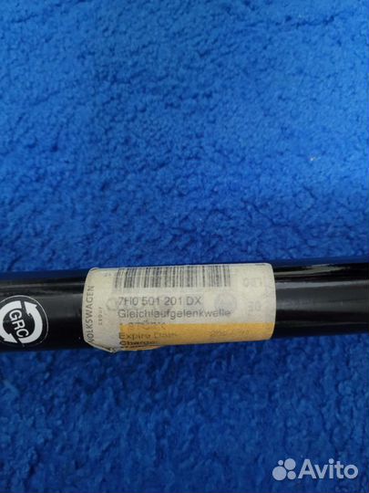 Полуось в сборе volkswagen transporter t5