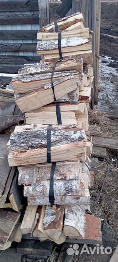 Дрова на мешках