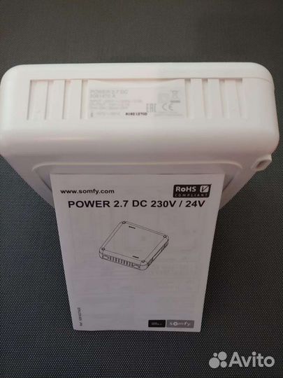 Блок питания somfy Power 2.7 DC 230/24v групповой