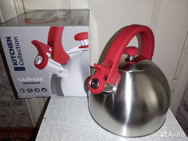 Большой чайник на 3л (новый)