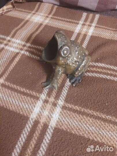 Пепельница жаба СССР (бронза)