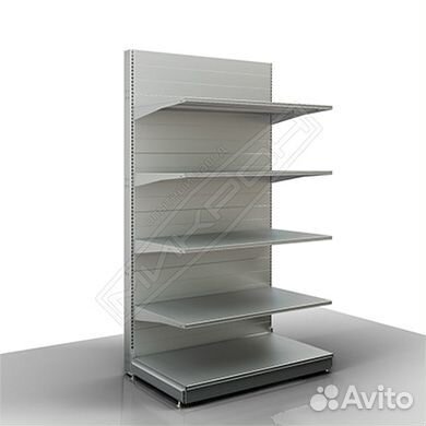 Стеллаж серый