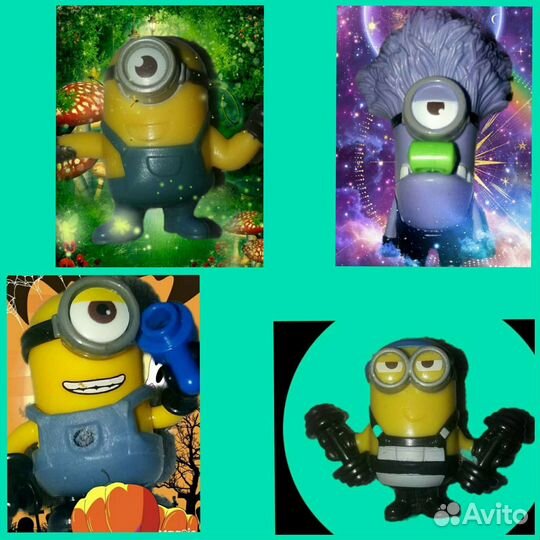 Фигурки миньоны и свитбокс зомбаки