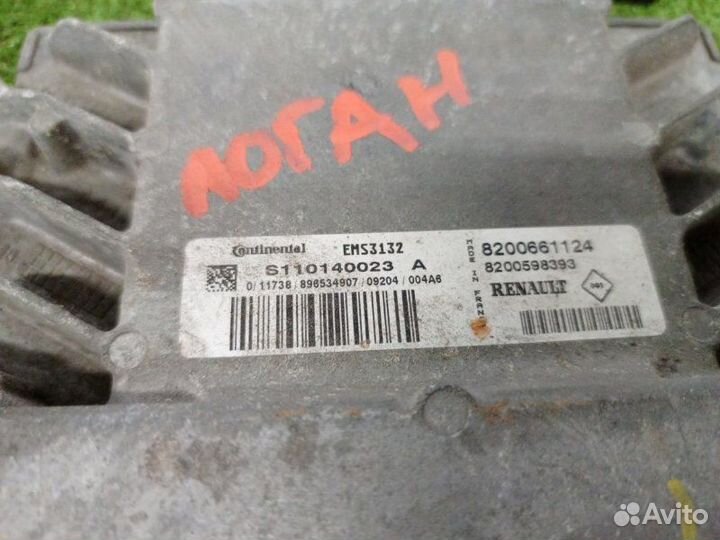 Комплект эбу Renault Logan 1 K7M 2009