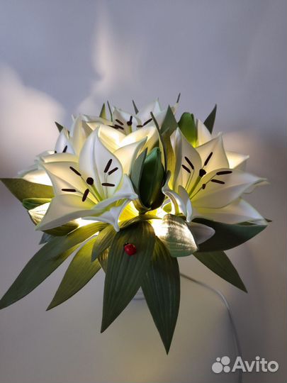 Ростовые цветы, светильники из изолона