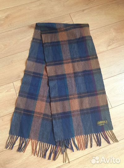 Кашемировый шарф в клетку кашемир шерсть