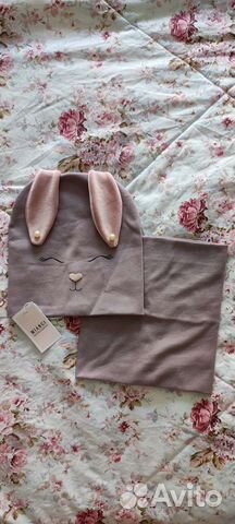 Детская шапка + снуд (весна)