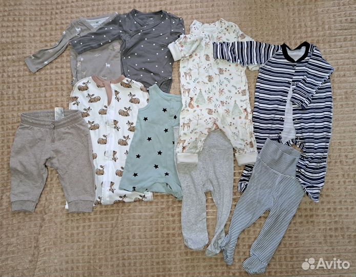 Вещи пакетом на мальчика 62-68