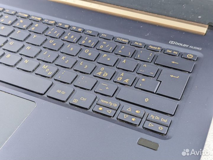 Тонкий лёгкий ноутбук Acer swift Core i7, 16/512