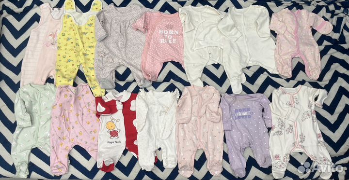 Вещи пакетом на девочку от 56