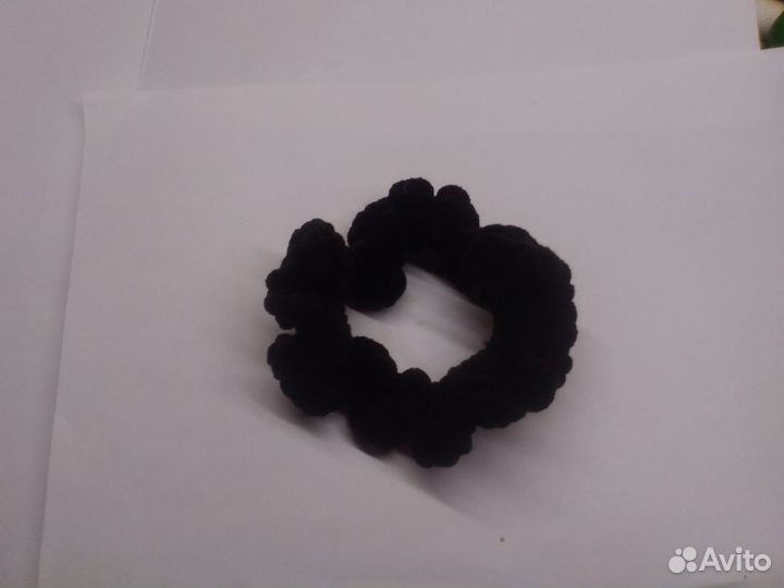 Вязаные резиночки для волос