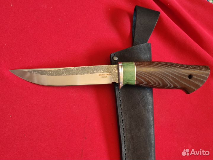 Нож Ручной работы,сталь Х12мф,Ковка,Каленая,HRC62