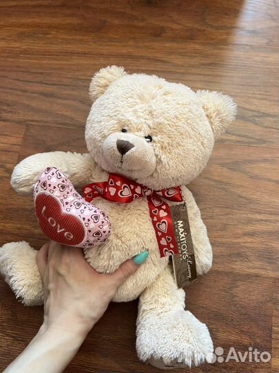 Медведь плюшевый новый 26 см