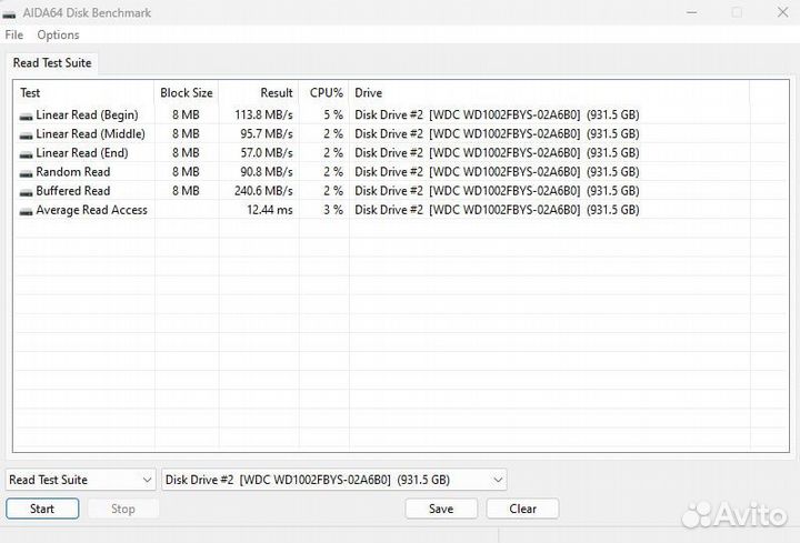Жесткий диск Western Digital WD 1тб WD1002fbys