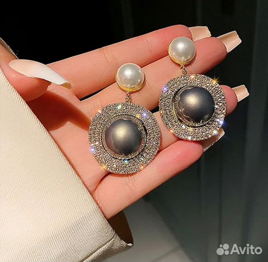 Серьги в стиле Dior