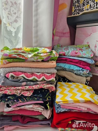Огромный пакет вещей на девочку от 86 размера