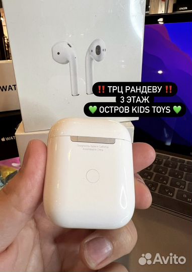 Наушники apple airpods 2 поколения