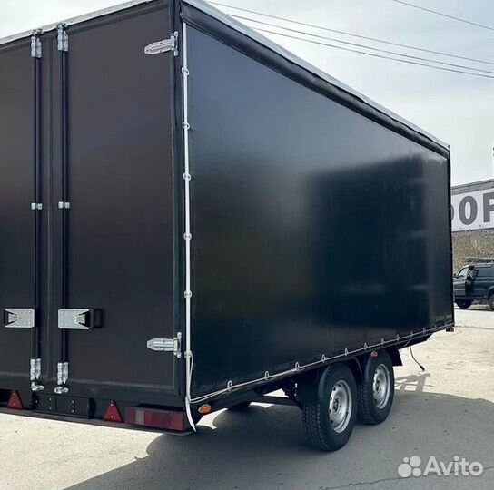Прицеп двухосный с тентом 5,2 х 2,2 х 2,2 новый