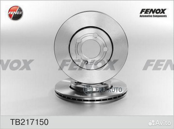 Fenox TB217150 Диск тормозной передний Skoda Fabia