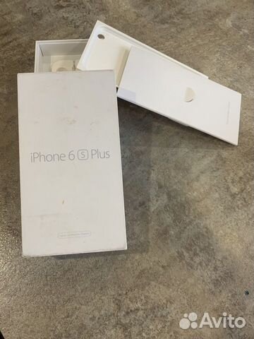 Коробка от iPhone 6s plus