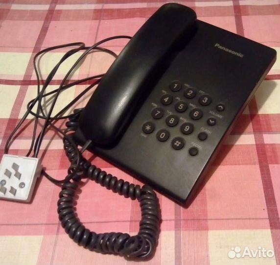Телефон кнопочный стационарный Panasonic