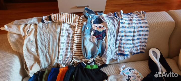 Детские вещи пакетом на мальчика 3-6 месяцев