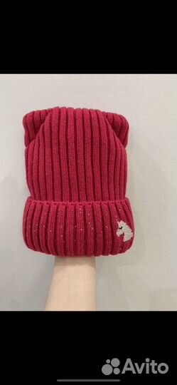 Теплая шапка для девочки