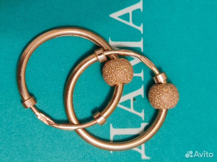 Серьги для девочки золотые