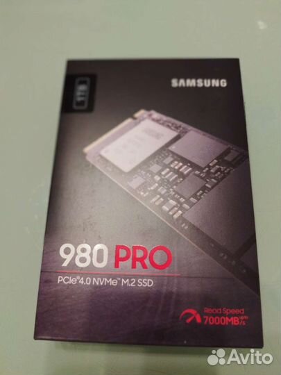 SSD NVMe Samsung 980 PRO 1Tb новый не распечатан