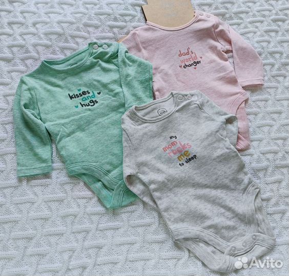 Боди для девочки 56 62 86 Польша