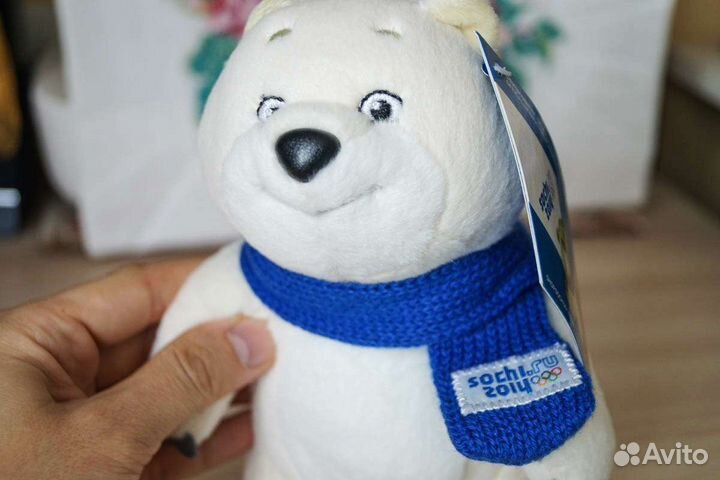 Мягкая игрушка мишка олимпийский (Сочи 2014)
