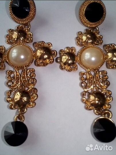 Серьги кресты