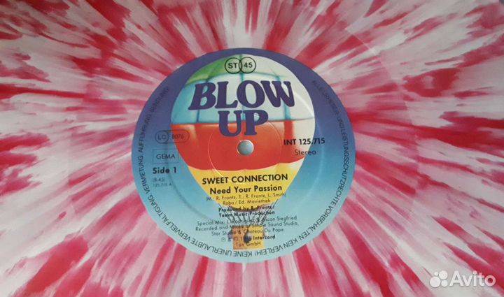 Sweet Connection Need Your Passion LP (Germany)