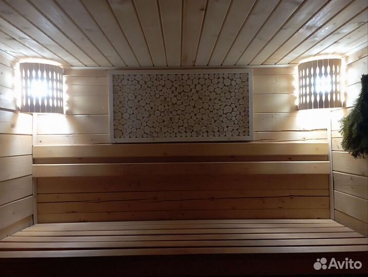 Панно из можжевельника