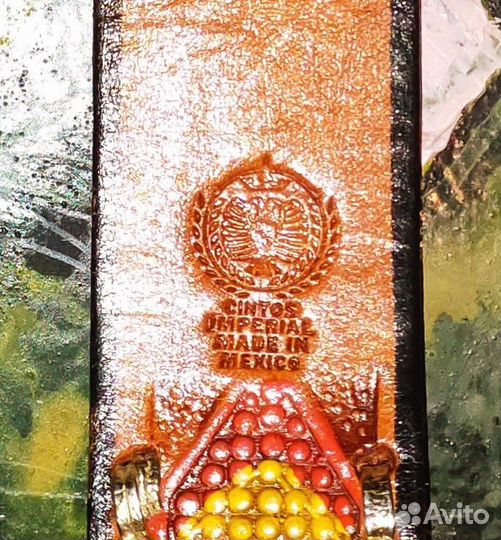 Мексиканский, национальный кожаный ремень